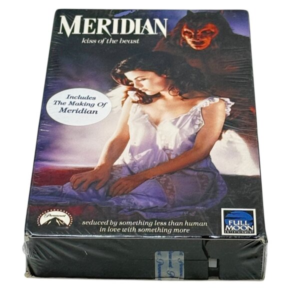 Meridian Kiss of the Beast Vintage VHS New Sealed Horror Romance - Picture 1 of 5